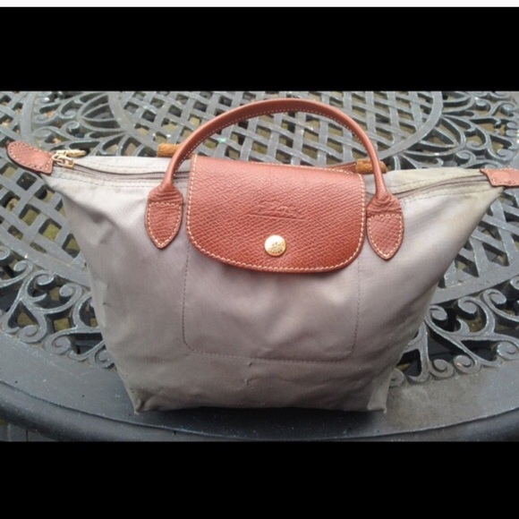 Longchamp Handbags - Small grey longchamp bag